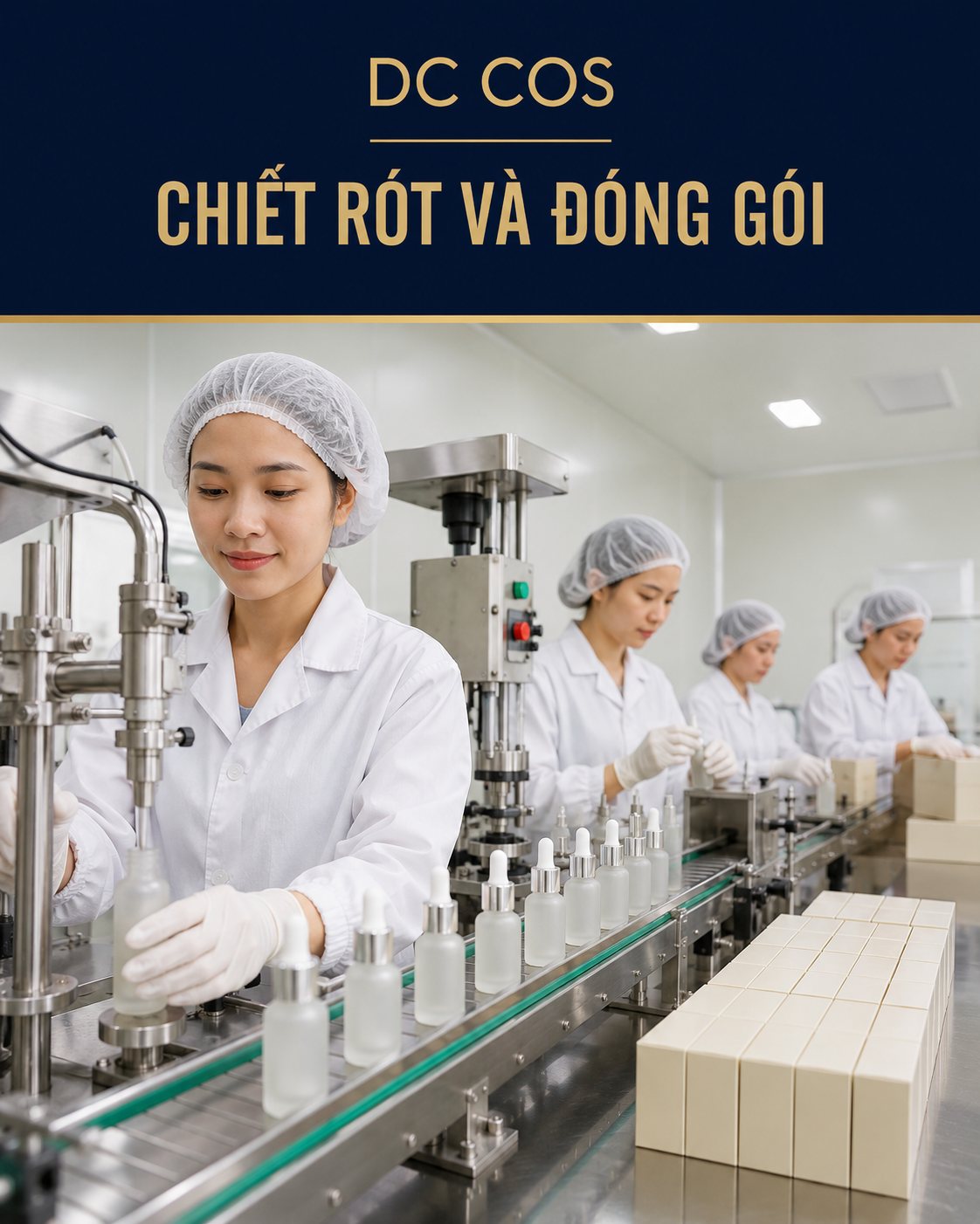 Chiết rót và đóng gói — DC COS