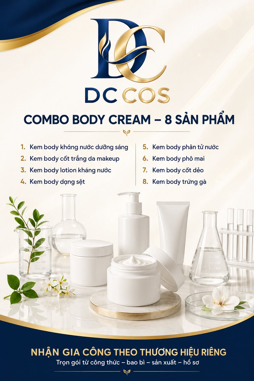 Combo Body Cream – 8 sản phẩm — dự án DC COS