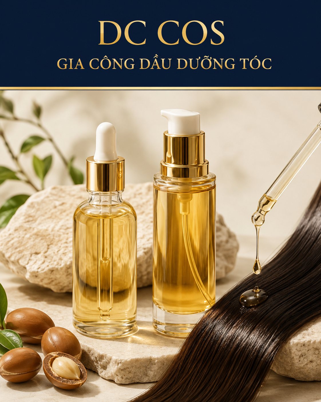 Gia công dầu dưỡng tóc tại DC COS