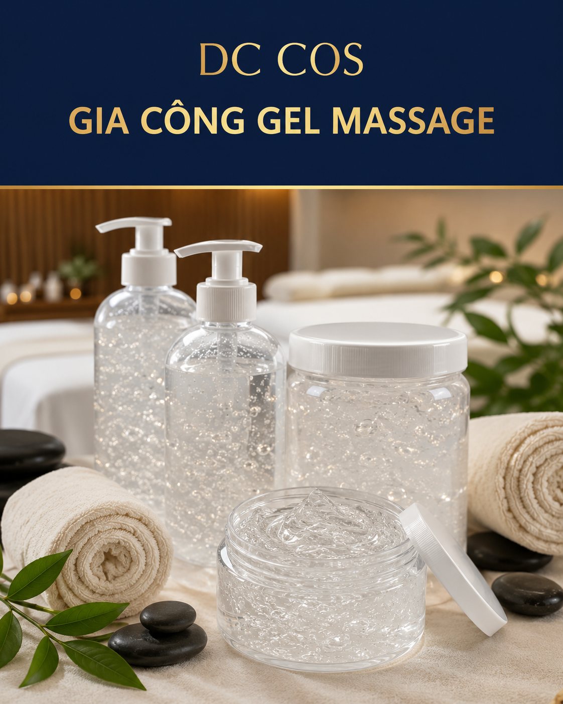 Gia công gel massage tại DC COS