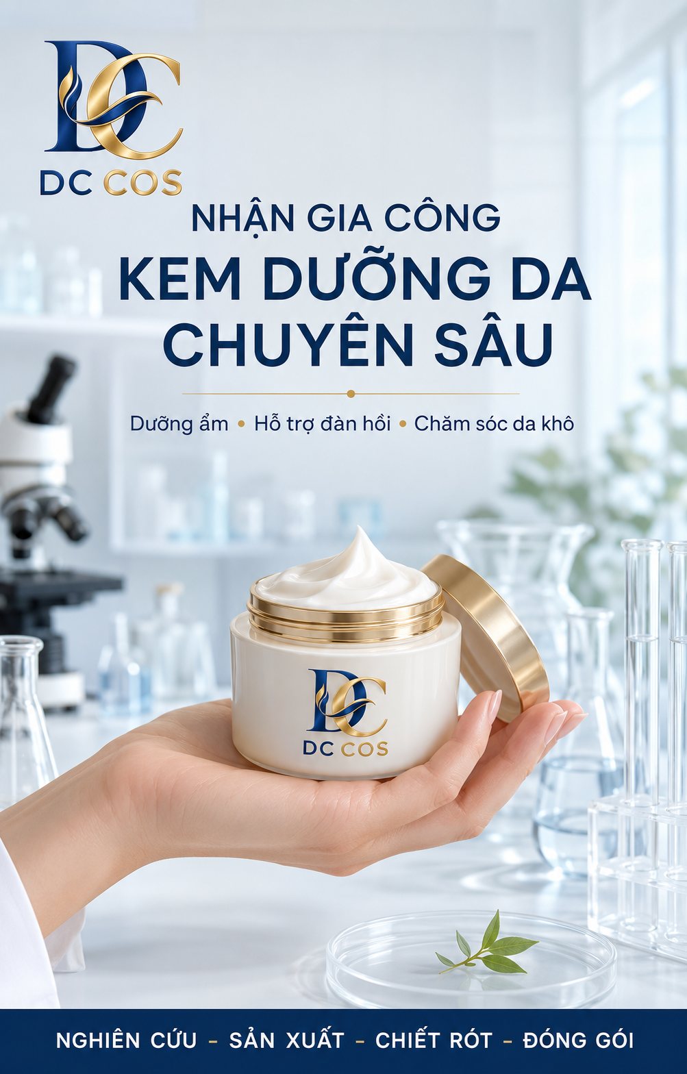 Gia công chăm sóc da mặt tại DC COS