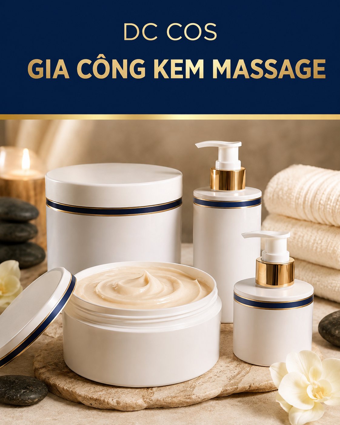 Gia công kem massage tại DC COS