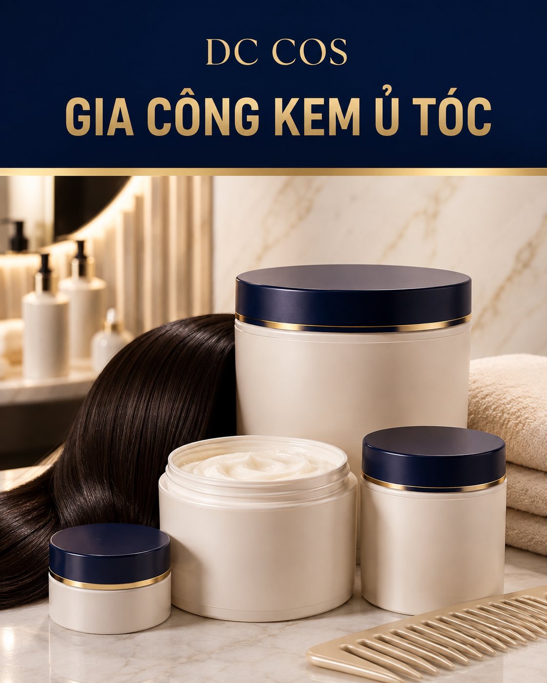 Gia công kem ủ tóc tại DC COS