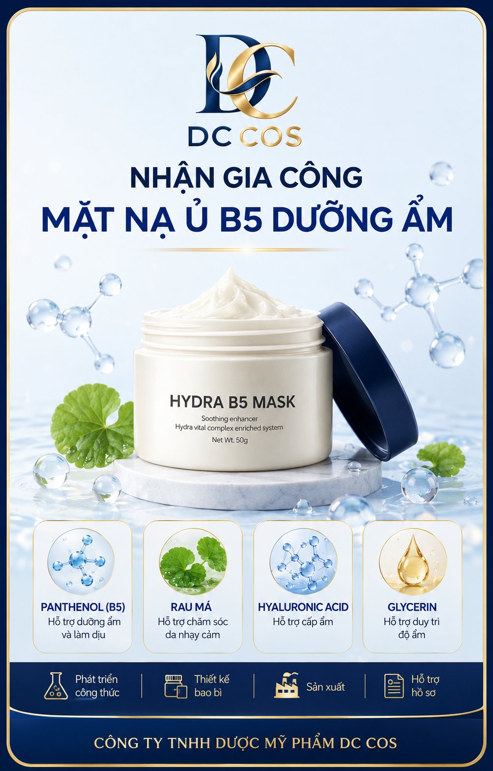 Gia công sản phẩm dành cho spa tại DC COS