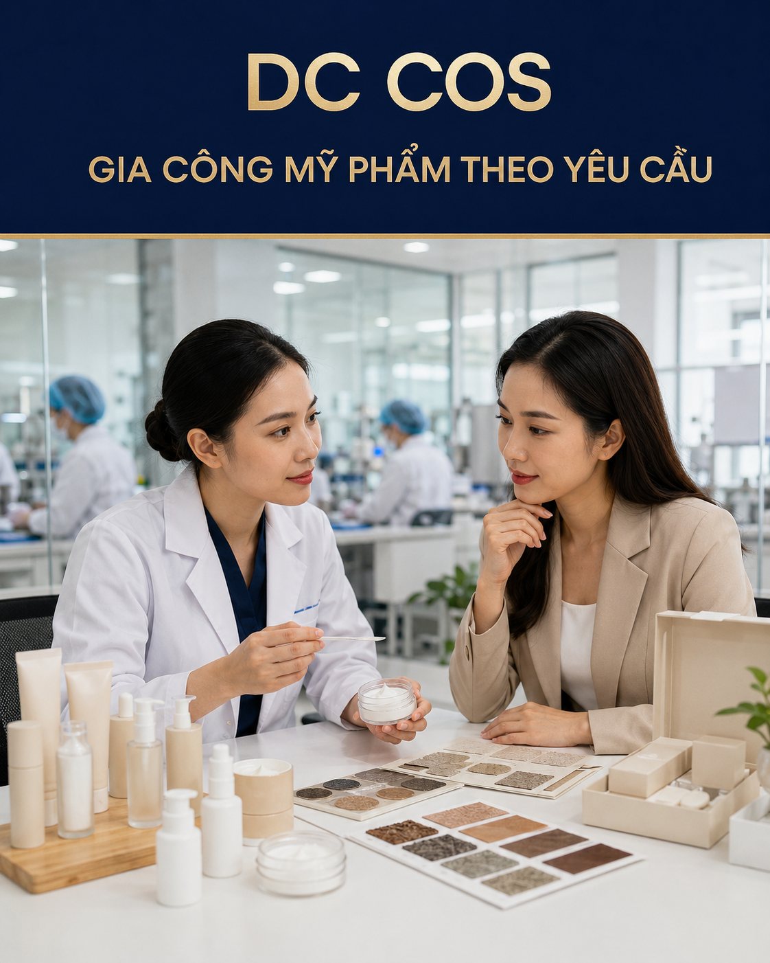 Gia công mỹ phẩm theo yêu cầu tại DC COS