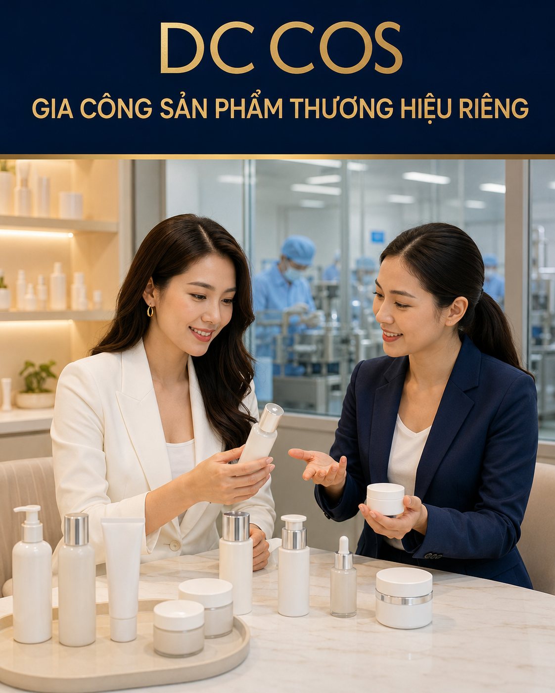 Gia công sản phẩm thương hiệu riêng tại DC COS