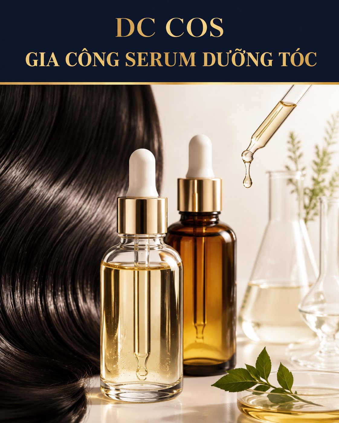 Gia công serum dưỡng tóc tại DC COS