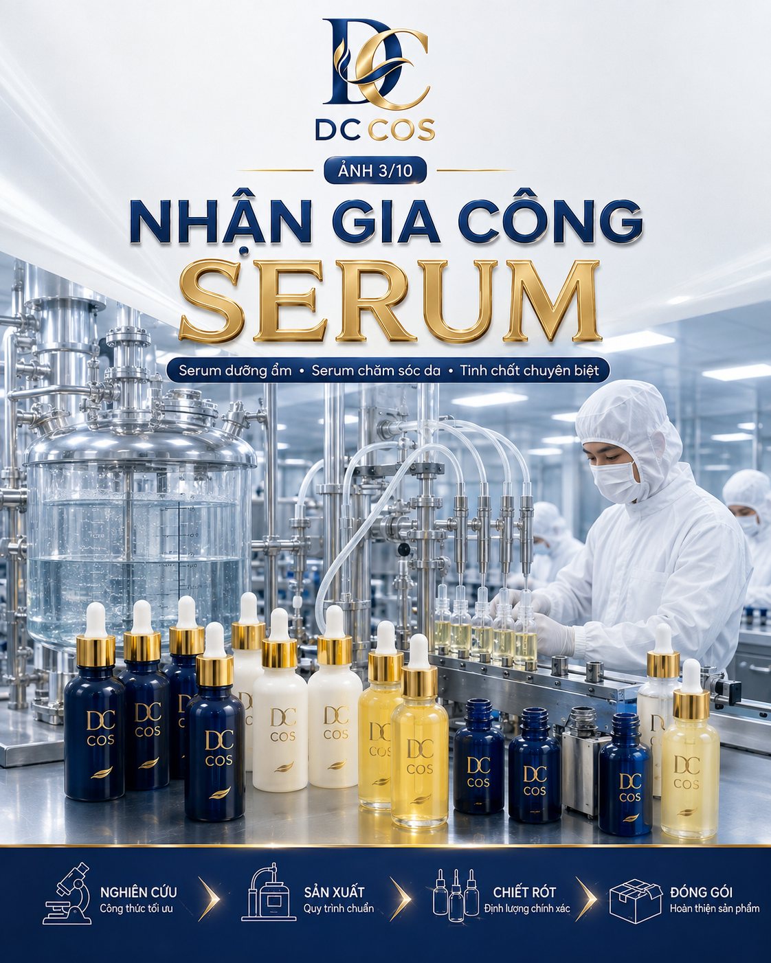 Gia công serum tại DC COS