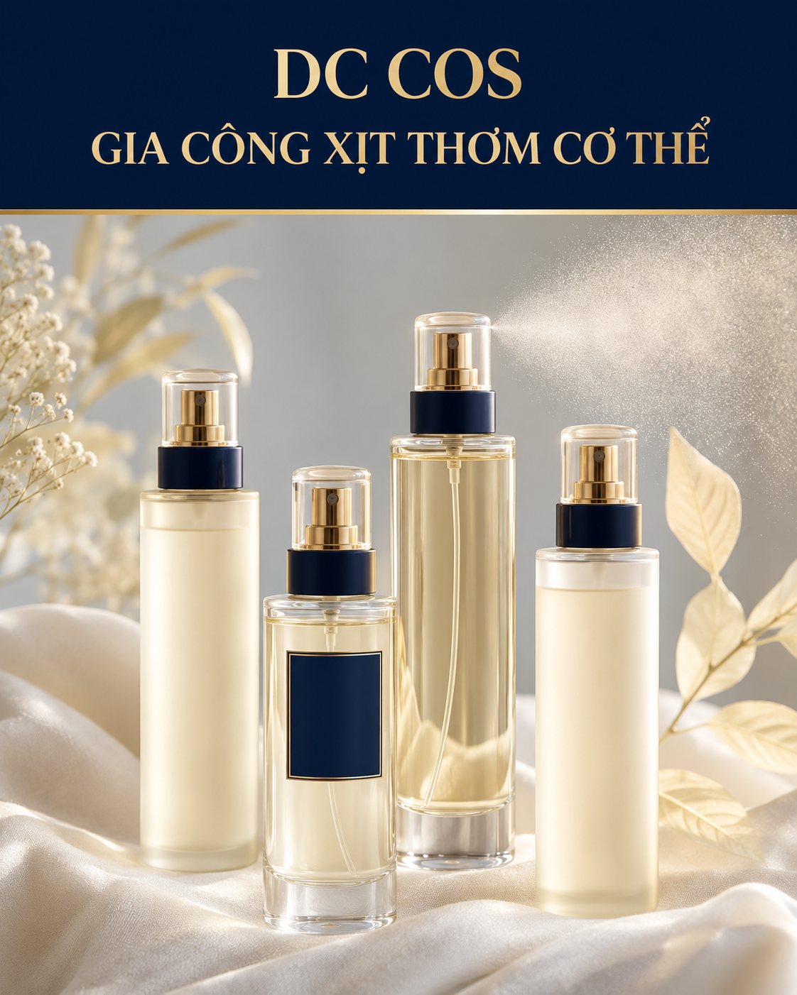 Gia công xịt thơm cơ thể tại DC COS