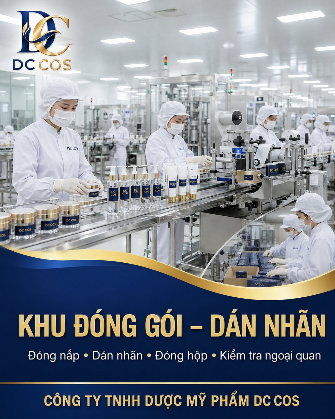 Khu đóng gói và dán nhãn