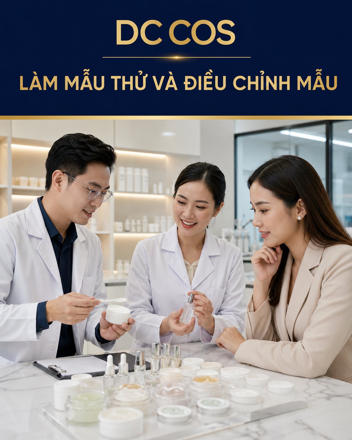 Làm mẫu thử và điều chỉnh mẫu — DC COS